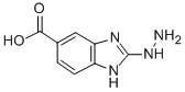 1H-benzimidazole-5-carboxylicacid,2-hydrazino- Structure,99122-17-5Structure