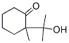 Cyclohexanone, 2-(1-hydroxy-1-methylethyl)-2-methyl-Structure,99646-11-4Structure Cyclohexanone, 2-(1-hydroxy-1-methylethyl)-2-methyl- Structure,99646-11-4Structure