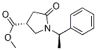 (R)-5-氧代-1-((r)-1-苯基乙基)吡咯烷-3-羧酸甲酯結構式_99735-45-2結構式