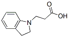 3-(2,3-Dihydro-1H-indol-1-yl)propanoicacidStructure,99855-02-4Structure 3-(2,3-Dihydro-1H-indol-1-yl)propanoicacid Structure,99855-02-4Structure