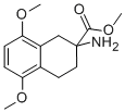 2-Naphthalenecarboxylic acid, 2-amino-1,2,3,4-tetrahydro-5,8-dimethoxy-,methyl esterStructure,99907-80-9Structure 2-Naphthalenecarboxylic acid, 2-amino-1,2,3,4-tetrahydro-5,8-dimethoxy-,methyl ester Structure,99907-80-9Structure