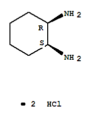 (1R,2s)-環(huán)己烷-1,2-二胺雙鹽酸鹽結(jié)構(gòu)式_10027-80-2結(jié)構(gòu)式