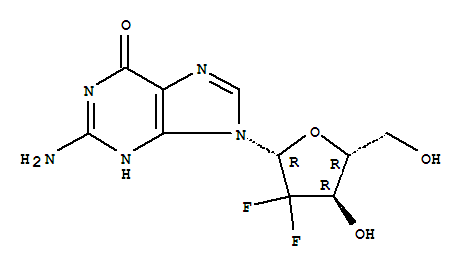 2-Deoxy-2,2-difluoro-guanosineStructure,103882-87-7Structure 2-Deoxy-2,2-difluoro-guanosine Structure,103882-87-7Structure