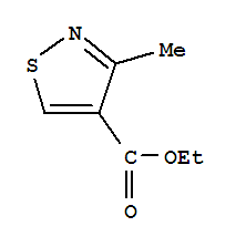 3-Methylisothiazole-4-carboxylic acid ethyl esterStructure,15901-51-6Structure 3-Methylisothiazole-4-carboxylic acid ethyl ester Structure,15901-51-6Structure