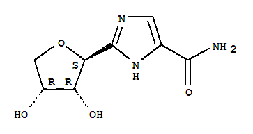 (9ci)-2-(四氫-3,4-二羥基-2-呋喃)-1H-咪唑-4-羧酰胺結(jié)構(gòu)式_200207-23-4結(jié)構(gòu)式