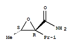 (2r,3s)-(9ci)-3-甲基-2-(1-甲基乙基)-環(huán)氧乙烷羧酰胺結構式_200356-09-8結構式