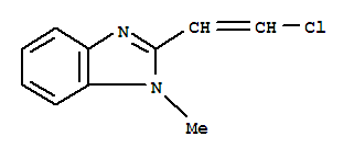 (9ci)-2-(2-氯乙烯)-1-甲基-1H-苯并咪唑結(jié)構(gòu)式_200931-45-9結(jié)構(gòu)式
