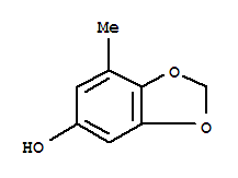 1,3-Benzodioxol-5-ol, 7-methyl-Structure,200959-11-1Structure 1,3-Benzodioxol-5-ol, 7-methyl- Structure,200959-11-1Structure