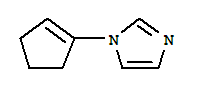 1H-imidazole,1-(1-cyclopenten-1-yl)-(9ci) Structure,201656-00-0Structure