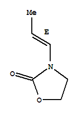 2-Oxazolidinone,3-(1e)-1-propenyl-(9ci)Structure,201792-65-6Structure 2-Oxazolidinone,3-(1e)-1-propenyl-(9ci) Structure,201792-65-6Structure