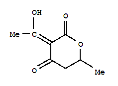(9ci)-二氫-3-(1-羥基亞乙基)-6-甲基-2H-吡喃-2,4(3h)-二酮結(jié)構(gòu)式_203052-81-7結(jié)構(gòu)式