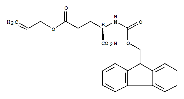 N-[(9H-芴-9-基甲氧基)羰基]-D-谷氨酸5-(2-丙烯-1-基)酯結構式_204251-33-2結構式