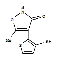 3(2H)-isoxazolone,4-(3-ethyl-2-thienyl)-5-methyl-(9ci)Structure,204510-15-6Structure 3(2H)-isoxazolone,4-(3-ethyl-2-thienyl)-5-methyl-(9ci) Structure,204510-15-6Structure
