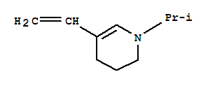 (9CI)-5-乙烯-1,2,3,4-四氫-1-(1-甲基乙基)-吡啶結(jié)構(gòu)式_204975-63-3結(jié)構(gòu)式