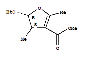 3-Furancarboxylicacid,5-ethoxy-4,5-dihydro-2,4-dimethyl-,methylester,cis-(9ci)Structure,204982-16-1Structure 3-Furancarboxylicacid,5-ethoxy-4,5-dihydro-2,4-dimethyl-,methylester,cis-(9ci) Structure,204982-16-1Structure