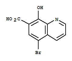 7-Quinolinecarboxylicacid,5-bromo-8-hydroxy-(9ci)Structure,205040-59-1Structure 7-Quinolinecarboxylicacid,5-bromo-8-hydroxy-(9ci) Structure,205040-59-1Structure