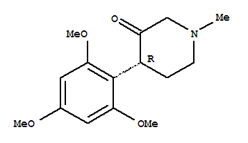 (R)-N-甲基-3-氧代-4-(2,4,6-三甲氧基)哌啶結(jié)構(gòu)式_205506-14-5結(jié)構(gòu)式