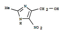 (9ci)-2-甲基-5-硝基-1H-咪唑-4-甲醇結構式_206359-39-9結構式
