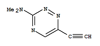 1,2,4-Triazin-3-amine, 6-ethynyl-n,n-dimethyl-(9ci)Structure,207444-16-4Structure 1,2,4-Triazin-3-amine, 6-ethynyl-n,n-dimethyl-(9ci) Structure,207444-16-4Structure