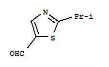 2-異丙基噻唑-5-甲醛結(jié)構(gòu)式_207675-84-1結(jié)構(gòu)式