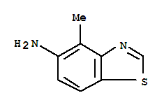 5-Benzothiazolamine,4-methyl-(9ci)Structure,208458-47-3Structure 5-Benzothiazolamine,4-methyl-(9ci) Structure,208458-47-3Structure