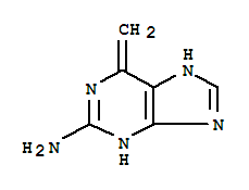 (9ci)-6,7-二氫-6-亞甲基-1H-嘌呤-2-胺結(jié)構(gòu)式_208994-82-5結(jié)構(gòu)式