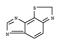 2H-咪唑并[4,5-g]苯并噻唑(8ci,9ci)結(jié)構(gòu)式_211-23-4結(jié)構(gòu)式
