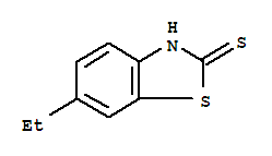 (9ci)-6-乙基-2(3H)-苯并噻唑硫酮結(jié)構(gòu)式_21224-17-9結(jié)構(gòu)式