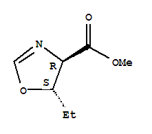 (4r,5s)-(9ci)-5-乙基-4,5-二氫-4-噁唑羧酸甲酯結構式_213321-55-2結構式