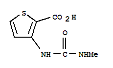 (9ci)-3-[[(甲基氨基)羰基]氨基]-2-噻吩羧酸結構式_213390-51-3結構式
