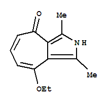 (9ci)-8-乙氧基-1,3-二甲基-環(huán)庚并[c]吡咯-4(2H)-酮結(jié)構(gòu)式_214221-58-6結(jié)構(gòu)式
