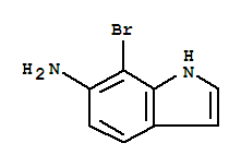 (9ci)-7-溴-1H-吲哚-6-胺結(jié)構(gòu)式_214279-28-4結(jié)構(gòu)式