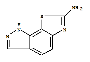 1H-吡唑并[4,3-g]苯并噻唑-7-胺(9ci)結(jié)構(gòu)式_21444-02-0結(jié)構(gòu)式
