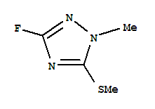 (9ci)-3-氟-1-甲基-5-(甲基硫代)-1H-1,2,4-噻唑結(jié)構(gòu)式_214540-57-5結(jié)構(gòu)式