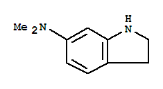 (9ci)-2,3-二氫-N,N-二甲基-1H-吲哚-6-胺結(jié)構(gòu)式_214614-94-5結(jié)構(gòu)式