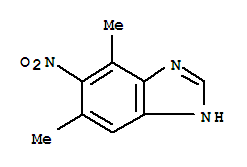 (9ci)-4,6-二甲基-5-硝基-1H-苯并咪唑結(jié)構(gòu)式_214688-01-4結(jié)構(gòu)式
