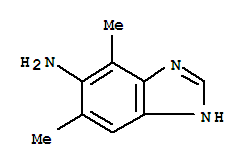 (9ci)-4,6-二甲基-1H-苯并咪唑-5-胺結(jié)構(gòu)式_214688-02-5結(jié)構(gòu)式