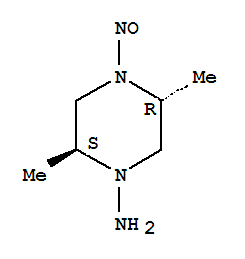 Piperazine, 1-amino-2,5-dimethyl-4-nitroso-, trans-(8ci)Structure,21497-41-6Structure Piperazine, 1-amino-2,5-dimethyl-4-nitroso-, trans-(8ci) Structure,21497-41-6Structure