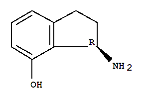 (3r)-(9ci)-3-氨基-2,3-二氫-1H-茚-4-醇結(jié)構(gòu)式_215362-46-2結(jié)構(gòu)式
