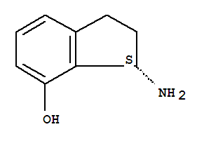 (3s)-(9ci)-3-氨基-2,3-二氫-1H-茚-4-醇結(jié)構(gòu)式_215362-47-3結(jié)構(gòu)式