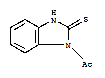 (9ci)-1-乙酰基-1,3-二氫-2H-苯并咪唑-2-硫酮結構式_21541-32-2結構式