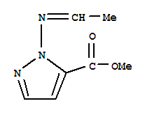 (9ci)-1-(亞乙基氨基)-1H-吡唑-5-羧酸甲酯結(jié)構(gòu)式_215610-26-7結(jié)構(gòu)式