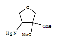 3-Furanamine,tetrahydro-4,4-dimethoxy-(9ci)Structure,215940-72-0Structure 3-Furanamine,tetrahydro-4,4-dimethoxy-(9ci) Structure,215940-72-0Structure