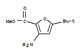 2-Furancarboxylicacid,3-amino-5-(1,1-dimethylethyl)-,methylester(9ci)Structure,216574-57-1Structure 2-Furancarboxylicacid,3-amino-5-(1,1-dimethylethyl)-,methylester(9ci) Structure,216574-57-1Structure