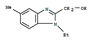 (9ci)-1-乙基-5-甲基-1H-苯并咪唑-2-甲醇結(jié)構(gòu)式_216591-59-2結(jié)構(gòu)式