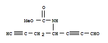 (9ci)-[4-氧代-1-(2-丙炔)-2-丁炔基]-氨基甲酸甲酯結(jié)構(gòu)式_217442-31-4結(jié)構(gòu)式