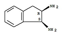 (1s,2r)-(9ci)-2,3-二氫-1H-茚-1,2-二胺結(jié)構(gòu)式_218151-56-5結(jié)構(gòu)式