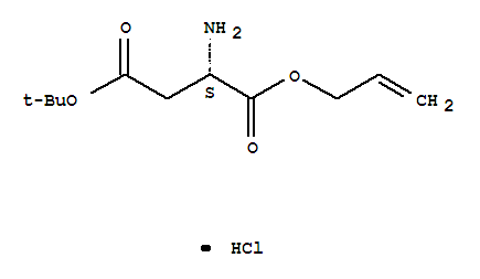 L-aspartic acid 4-(1,1-dimethylethyl) 1-(2-propenyl) ester hydrochlorideStructure,218938-66-0Structure L-aspartic acid 4-(1,1-dimethylethyl) 1-(2-propenyl) ester hydrochloride Structure,218938-66-0Structure