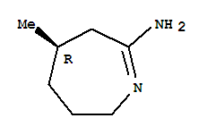 (5r)-(9ci)-3,4,5,6-四氫-5-甲基-,2H-氮雜革-7-胺結(jié)構(gòu)式_219477-77-7結(jié)構(gòu)式