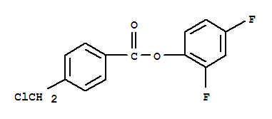 2,4-Difluorophenyl 4-(chloromethyl)benzoateStructure,219500-09-1Structure 2,4-Difluorophenyl 4-(chloromethyl)benzoate Structure,219500-09-1Structure